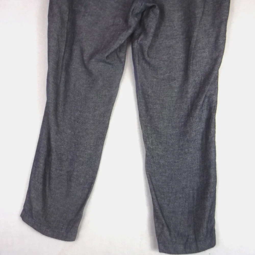 Banana Republic Mens Mason Athletic Tapered Pants Size 33 X 30 Linen Blend